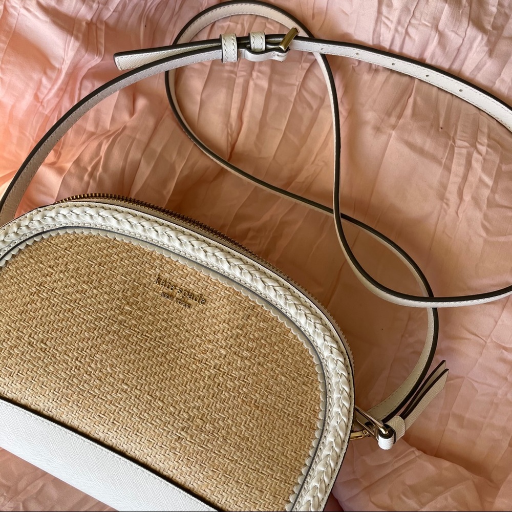 Kate Spade Reiley Straw Crossbody